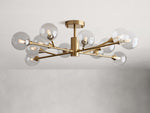 Apollo Modern Glass Ball Flush Mount