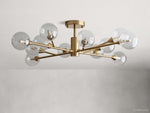 Apollo Modern Glass Ball Flush Mount