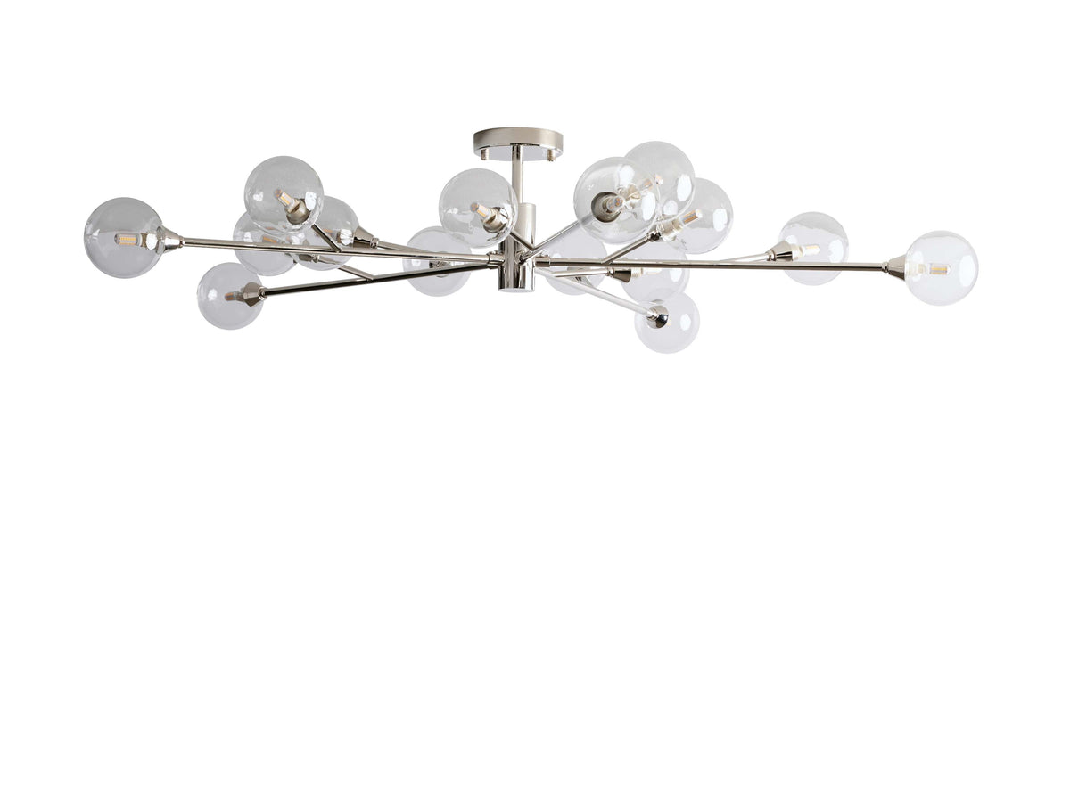Apollo Modern Glass Ball Flush Mount