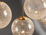 Casen Modern Satin Crystal Linear Chandelier