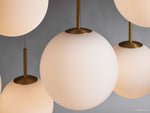 Casen Modern Satin Crystal Linear Chandelier