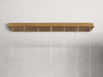Casen Artisanal Glass Linear Chandelier