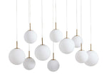 Casen Modern Satin Crystal Linear Chandelier