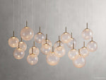 Casen Modern Satin Crystal Linear Chandelier