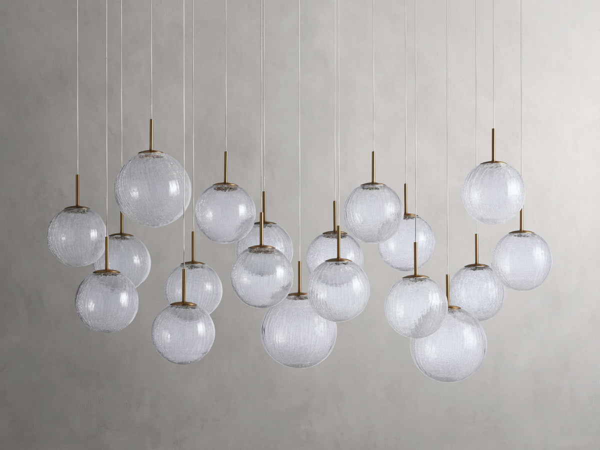 Casen Artisanal Glass Linear Chandelier