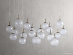 Casen Modern Satin Crystal Linear Chandelier