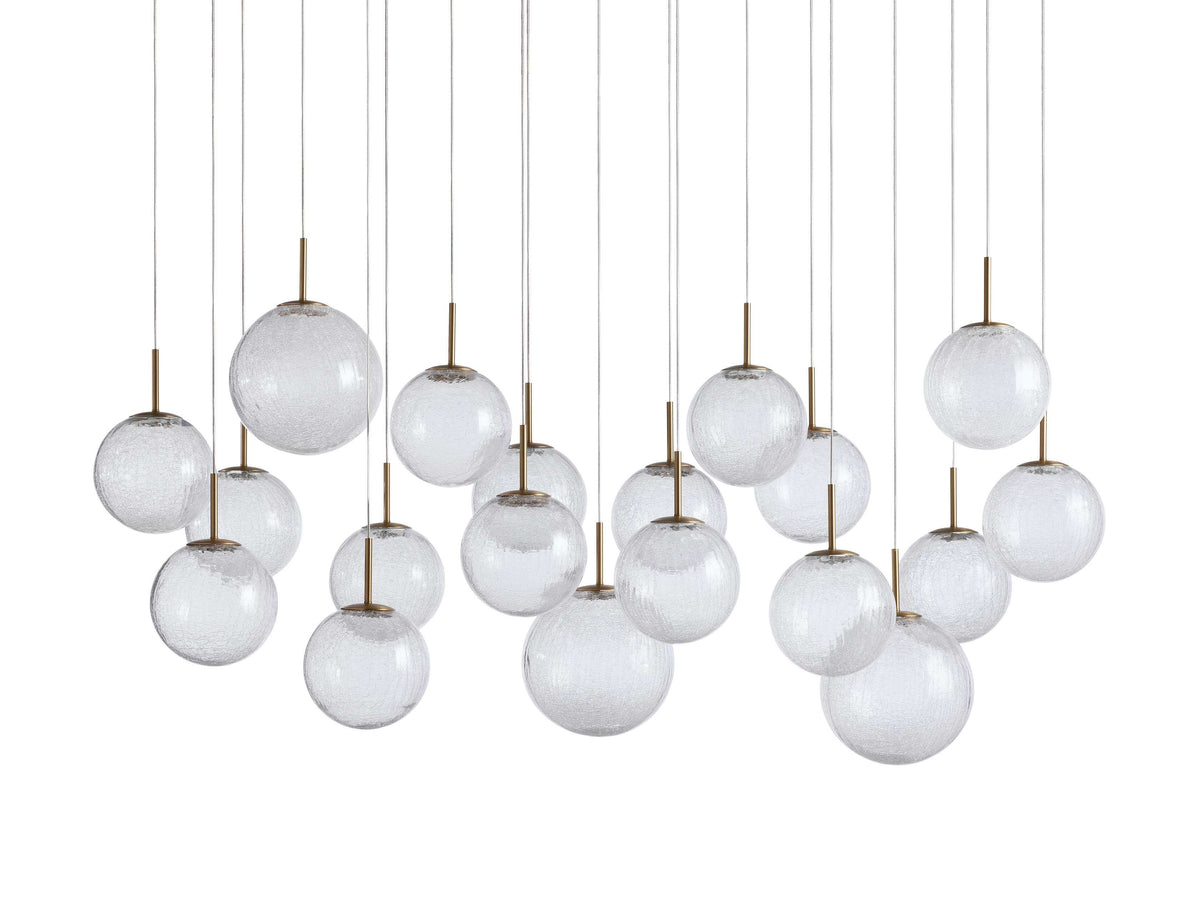 Casen Modern Satin Crystal Linear Chandelier