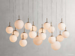 Casen Modern Satin Crystal Linear Chandelier