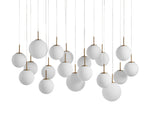 Casen Modern Satin Crystal Linear Chandelier