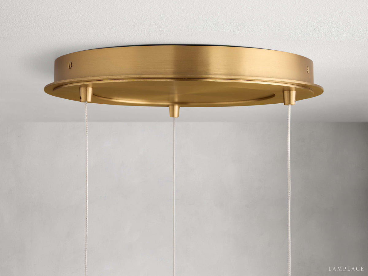 Casen Artisanal Glass Round Chandelier