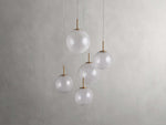 Casen Modern Satin Crystal Round Chandelier