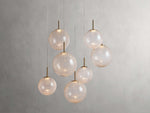 Casen Artisanal Glass Round Chandelier