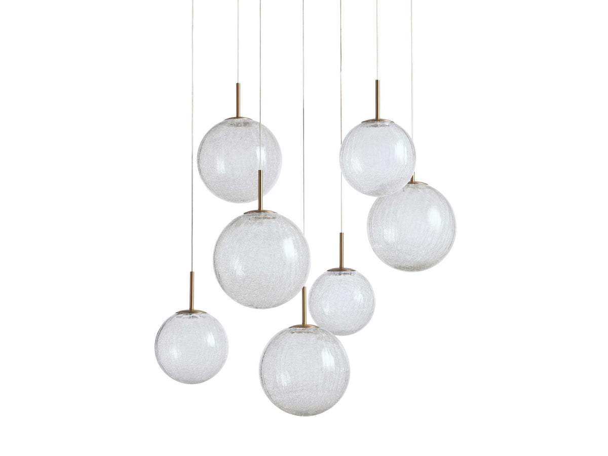 Casen Artisanal Glass Round Chandelier