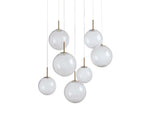 Casen Artisanal Glass Round Chandelier