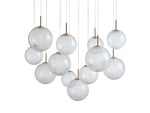 Casen Artisanal Glass Round Chandelier