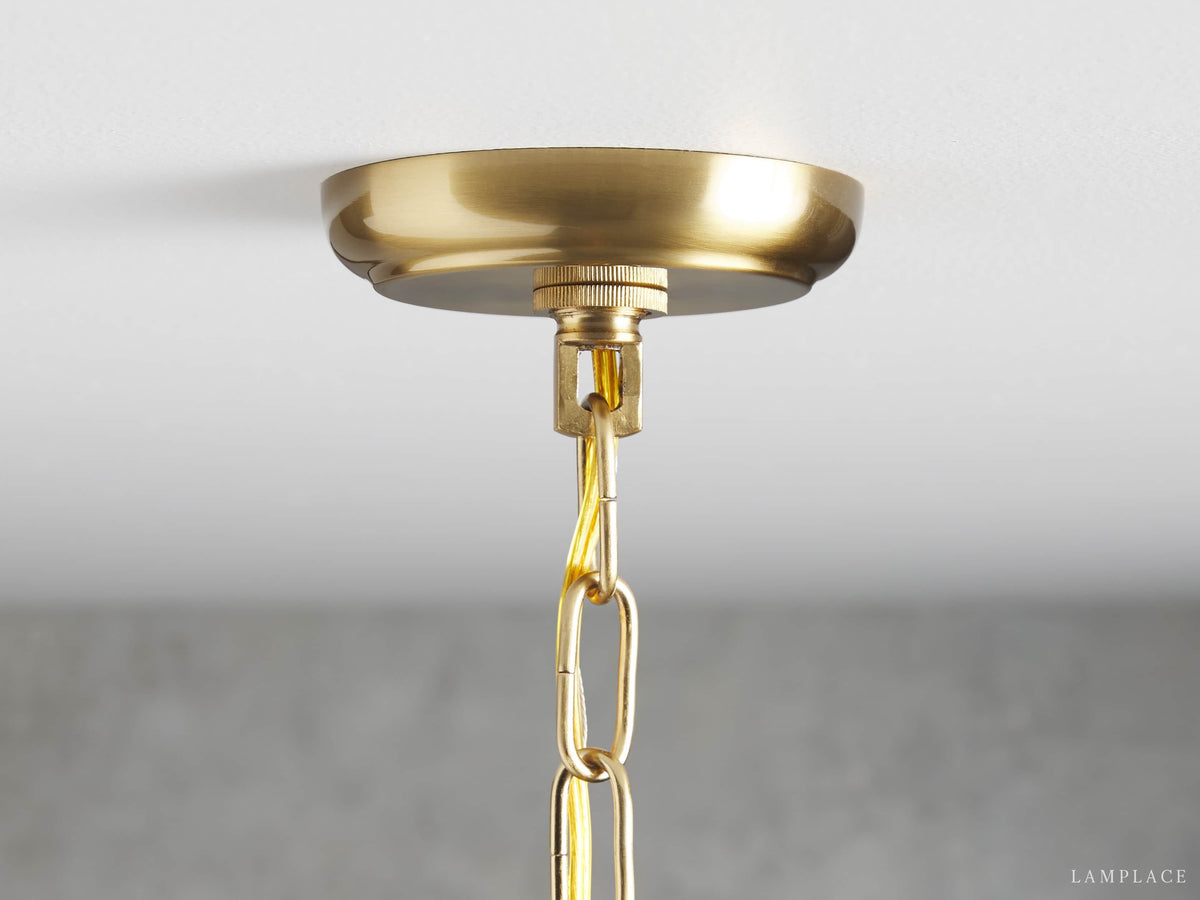 Lily Modern Floral Round Chandelier