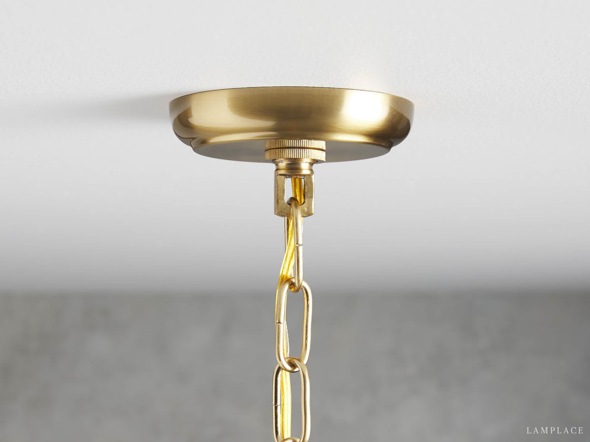 Lily Modern Floral Round Chandelier