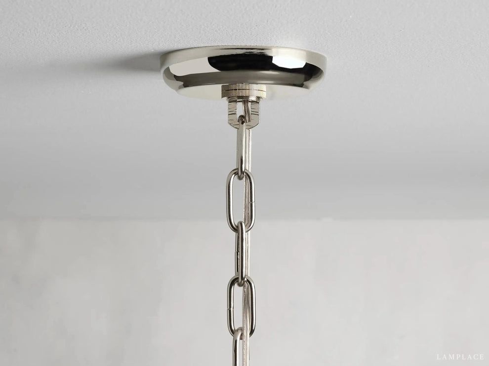 Lily Modern Floral Round Chandelier