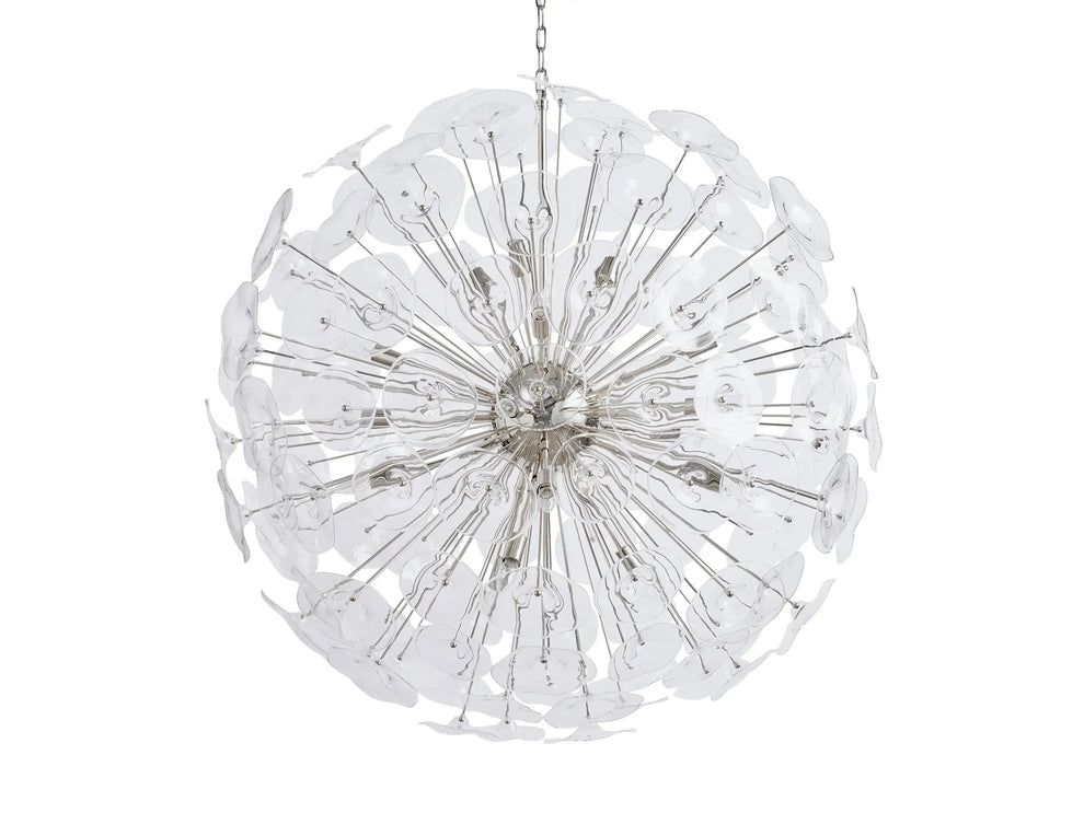 Lily Modern Floral Round Chandelier