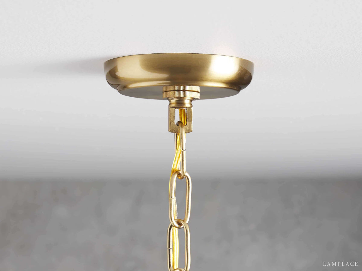 Lily Modern Floral Round Chandelier