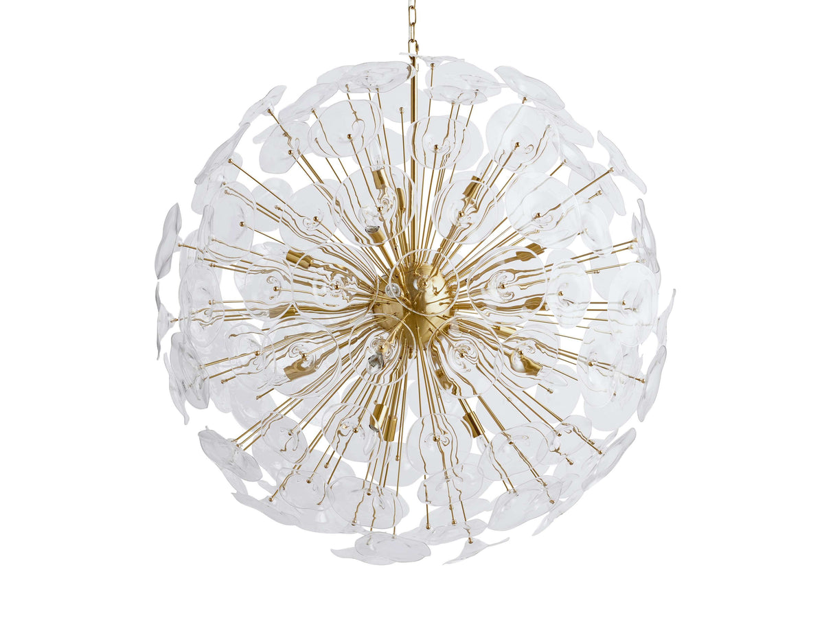 Lily Modern Floral Round Chandelier