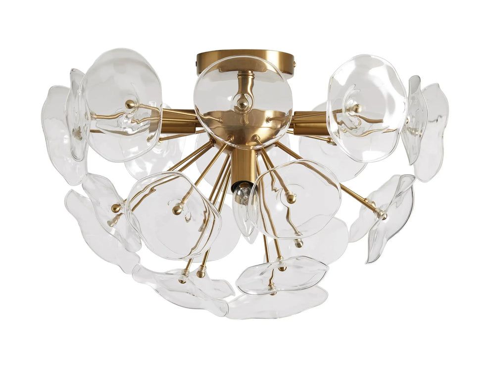 Lily Modern Floral Flush Mount