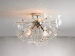 Lily Modern Floral Flush Mount