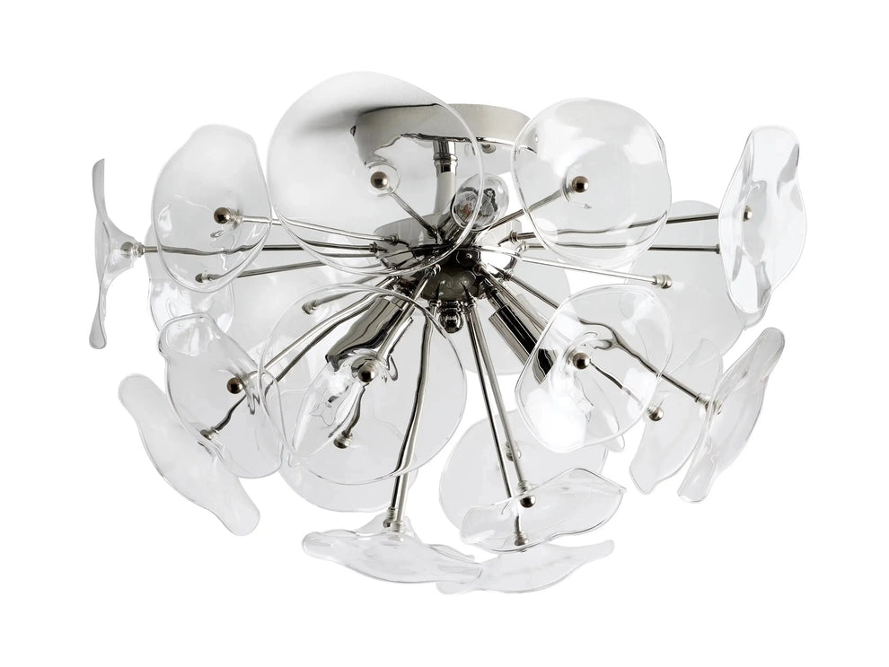 Lily Modern Floral Flush Mount