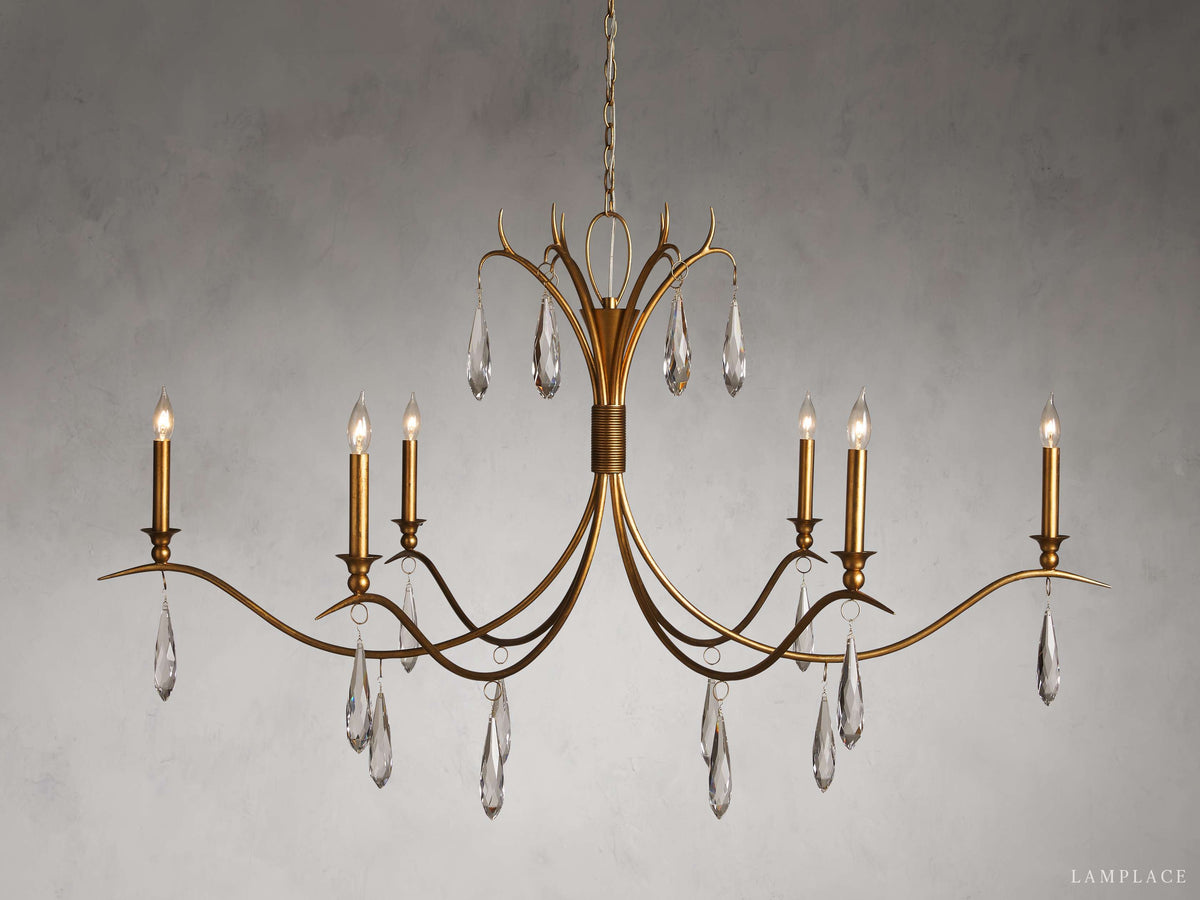 Celine Sparkling Drops Crystal Chandelier