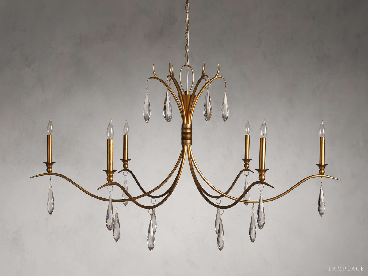 Celine Sparkling Drops Crystal Chandelier