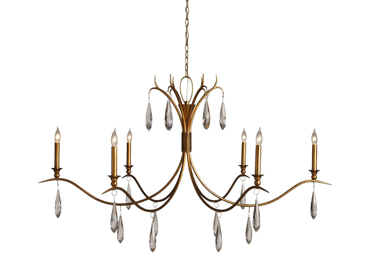 Celine Sparkling Drops Crystal Chandelier