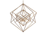Geode Minimalist Geometric Frame Chandelier