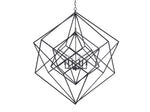 Geode Minimalist Geometric Frame Chandelier