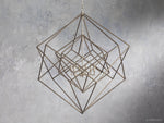 Geode Minimalist Geometric Frame Chandelier