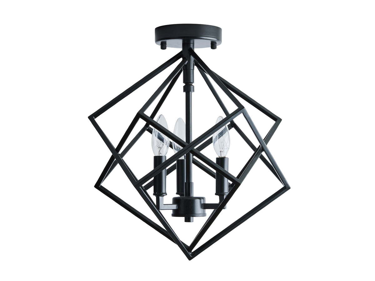 Geode Minimalist Geometric Flush Mount