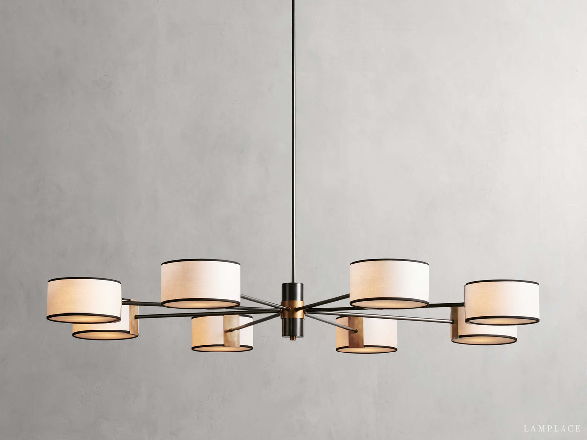 Daphne Gallery Style Round Chandelier