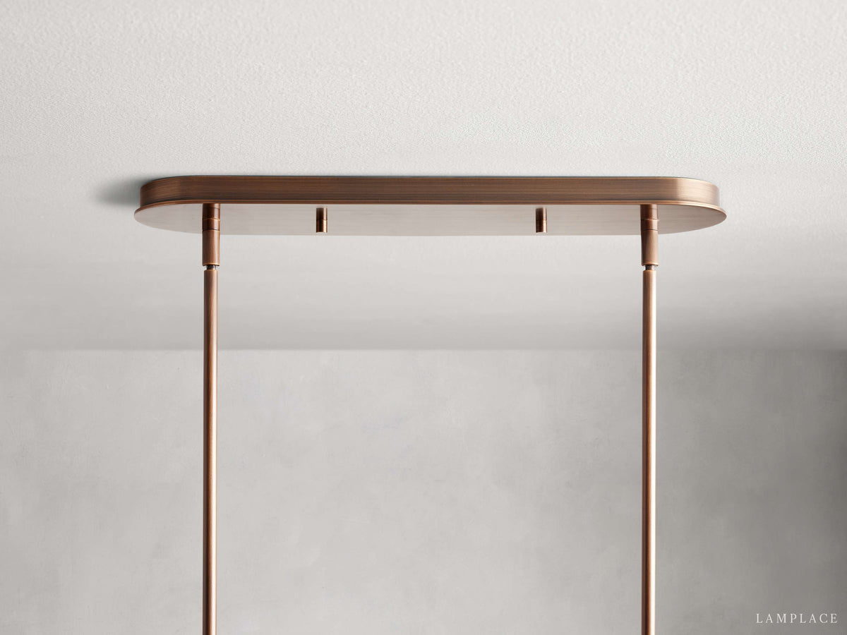 Daphne Gallery Style Linear Chandelier