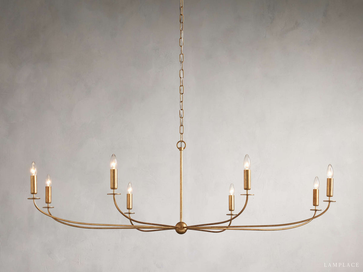 Arnett Handcrafted Vintage Round Chandelier