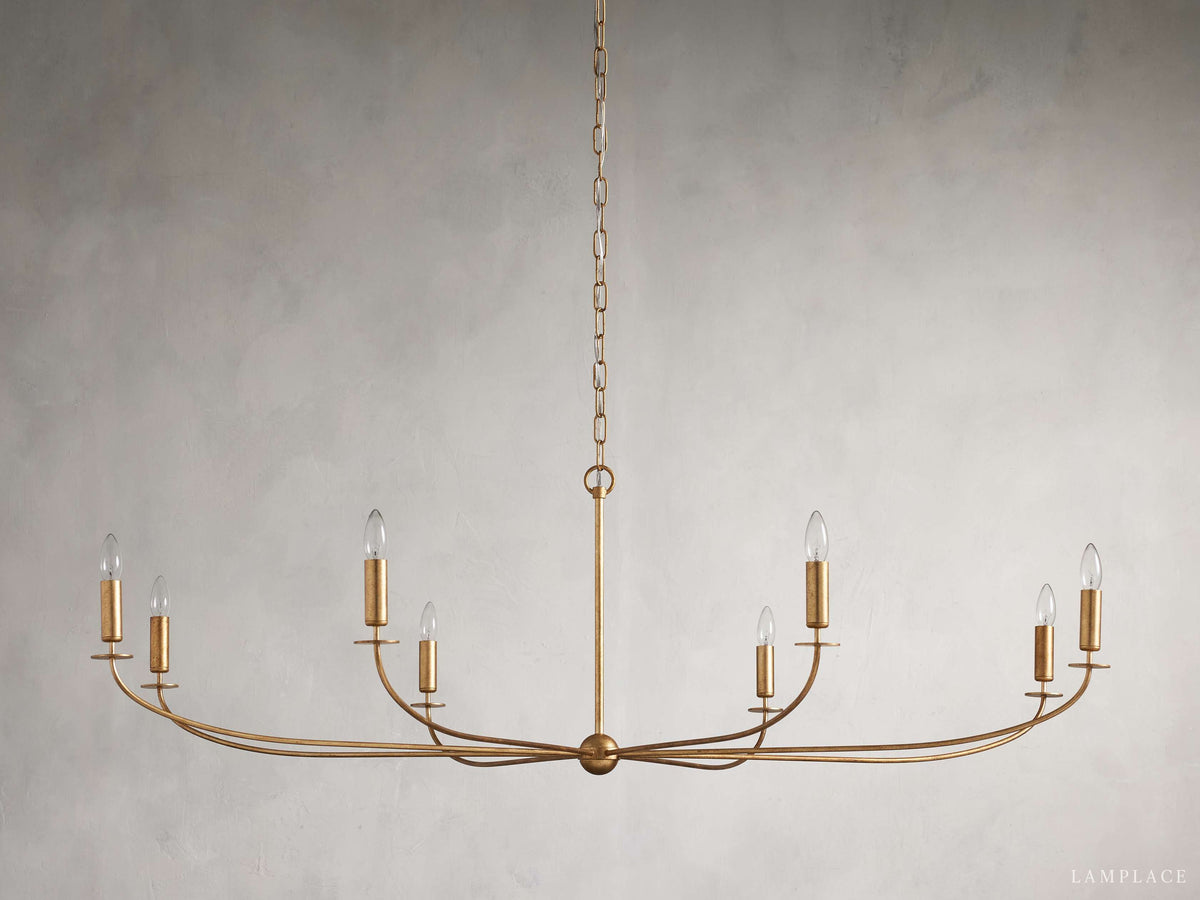 Arnett Handcrafted Vintage Round Chandelier