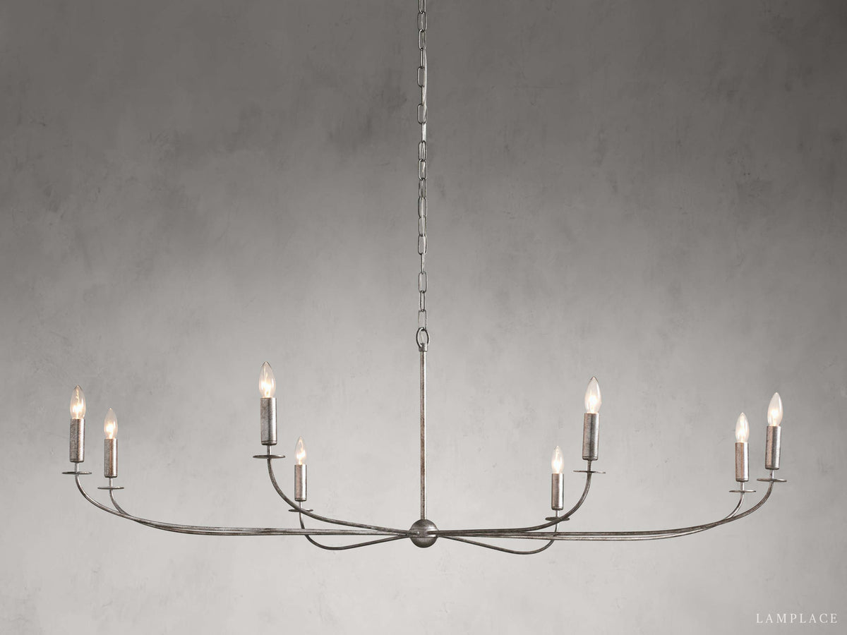 Arnett Handcrafted Vintage Round Chandelier