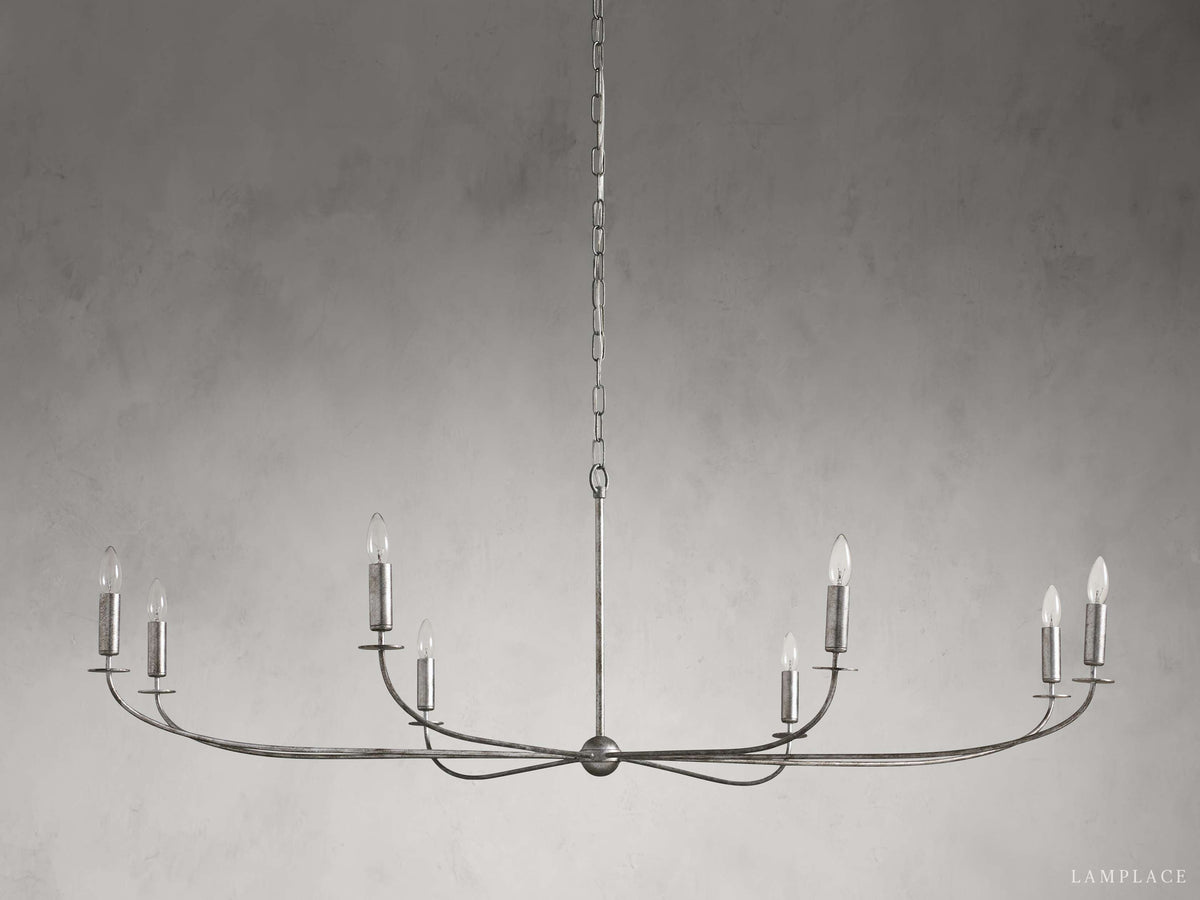 Arnett Handcrafted Vintage Round Chandelier