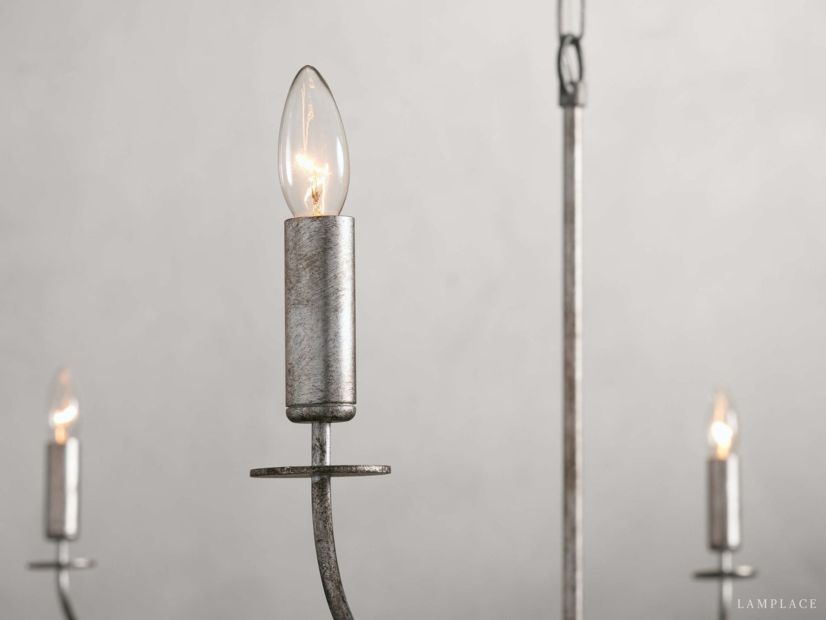 Arnett Handcrafted Vintage Round Chandelier