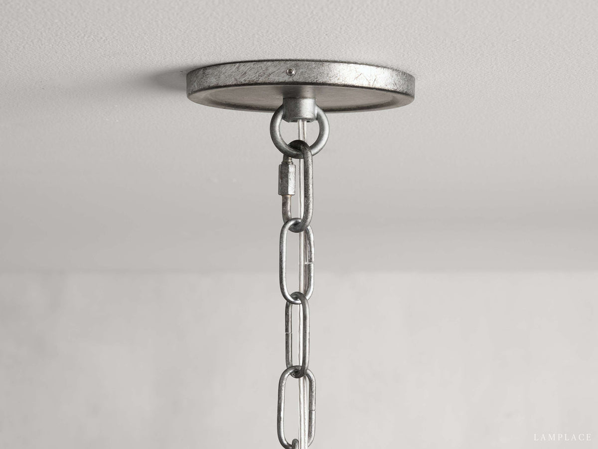Arnett Handcrafted Vintage Round Chandelier