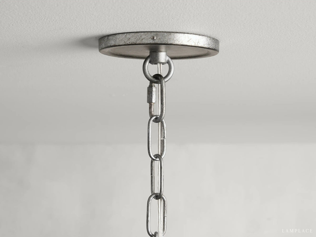 Arnett Handcrafted Vintage Round Chandelier