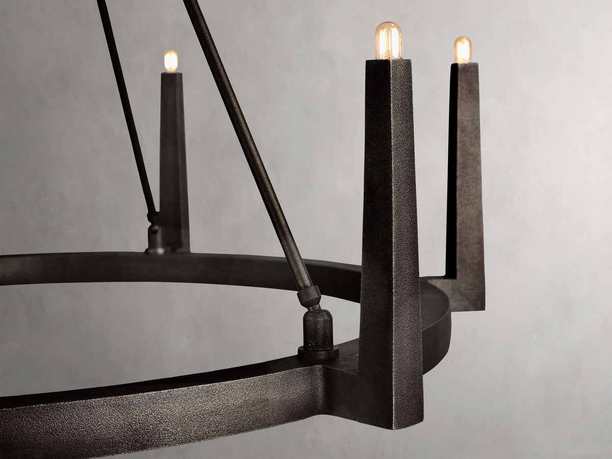 Emmet Geometric Frame Round Chandelier