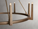 Emmet Geometric Frame Round Chandelier