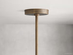 Emmet Antiqued Granular Round Chandelier