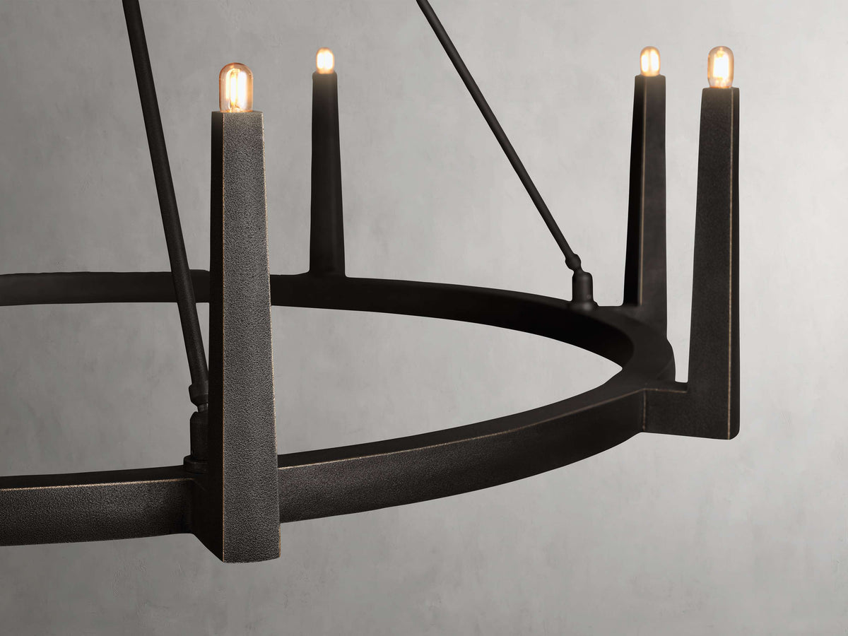 Emmet Geometric Frame Round Chandelier