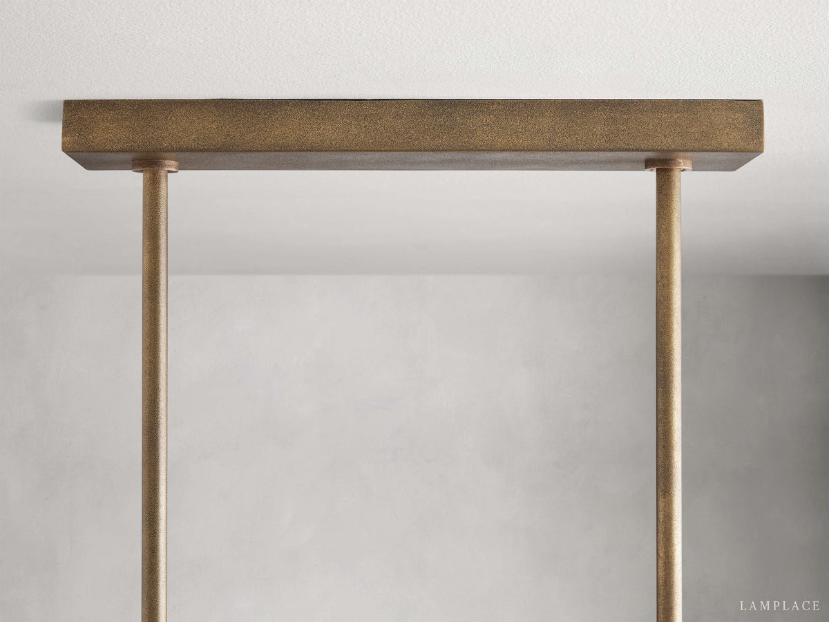Emmet Geometric Frame Linear Chandelier