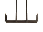 Emmet Antiqued Granular Linear Chandelier